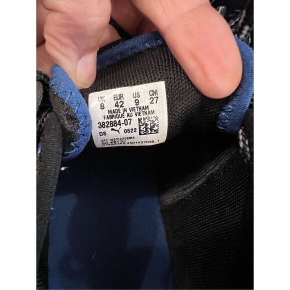 Puma pacer future trail black spectra yellow men’s 8 GUC 382884-07 running sneak - Picture 8 of 9